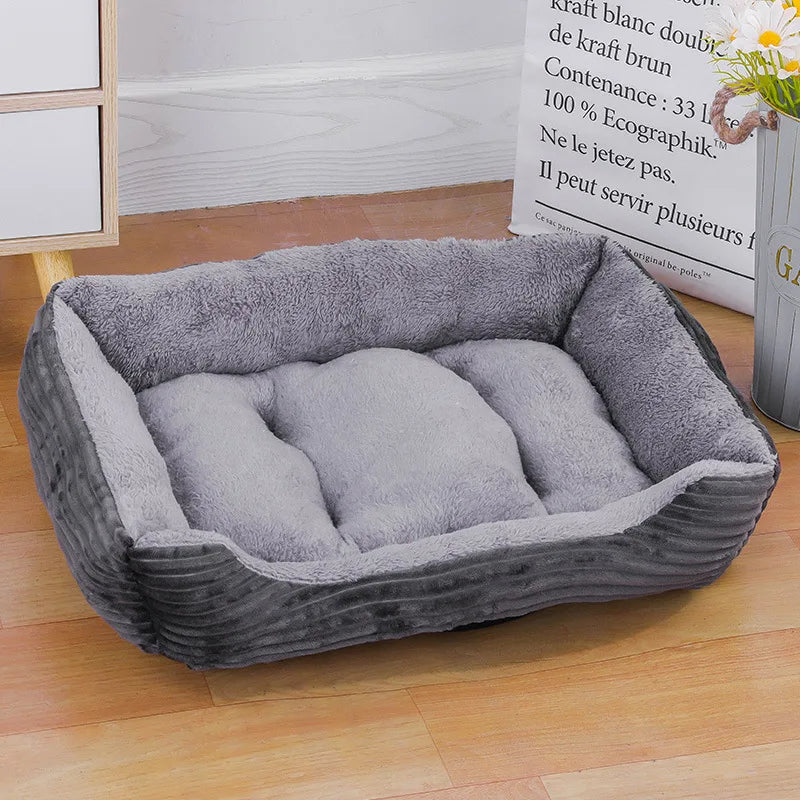 Rocky™ Square Pet Bed – Waterproof, Cozy & Supportive