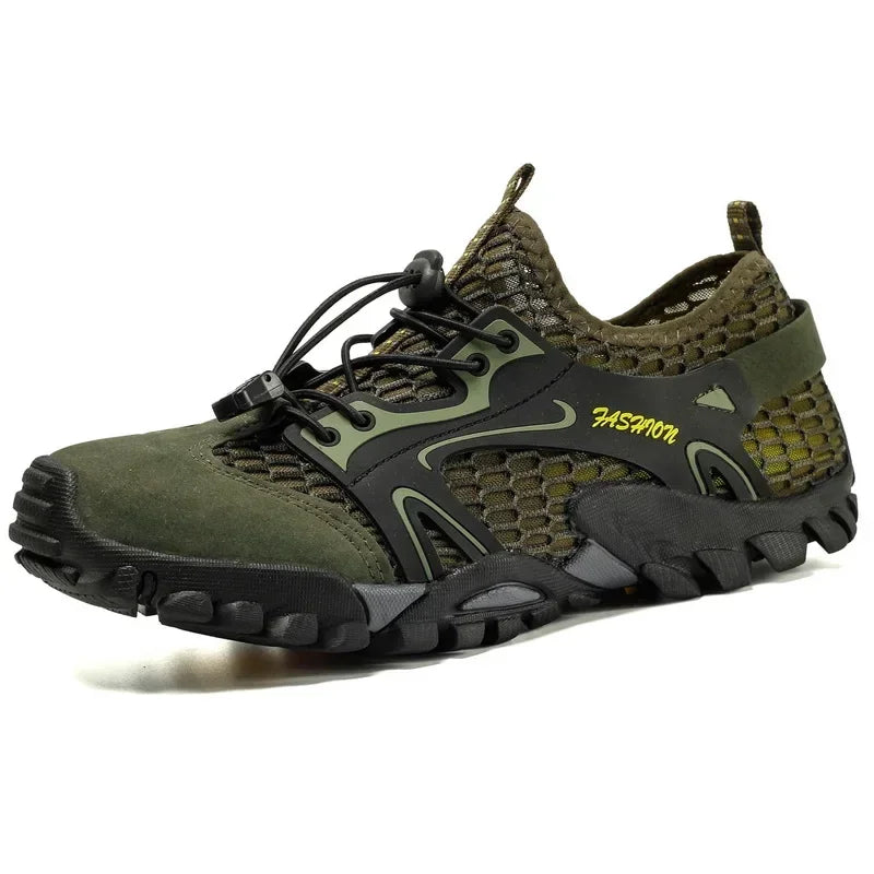Breathable Non-Slip Hiking Sneakers for Men – Lightweight Outdoor Shoes