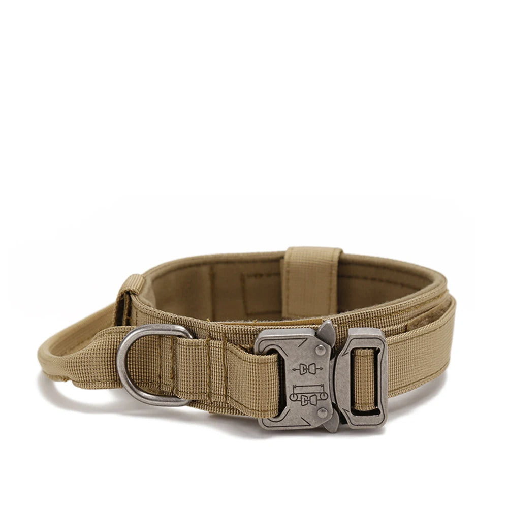 Varkon | Tactical reflective dog collar with padded grip