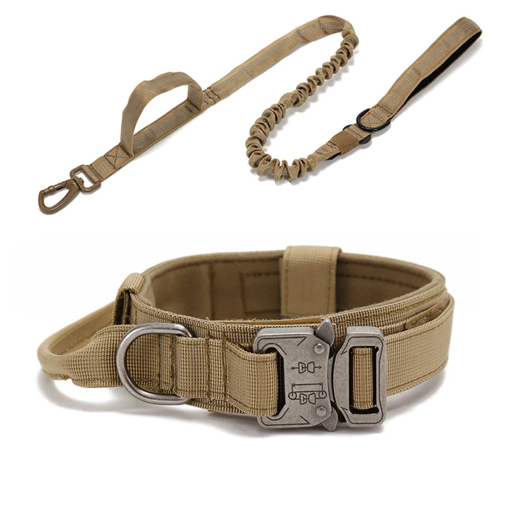 Varkon | Tactical reflective dog collar with padded grip