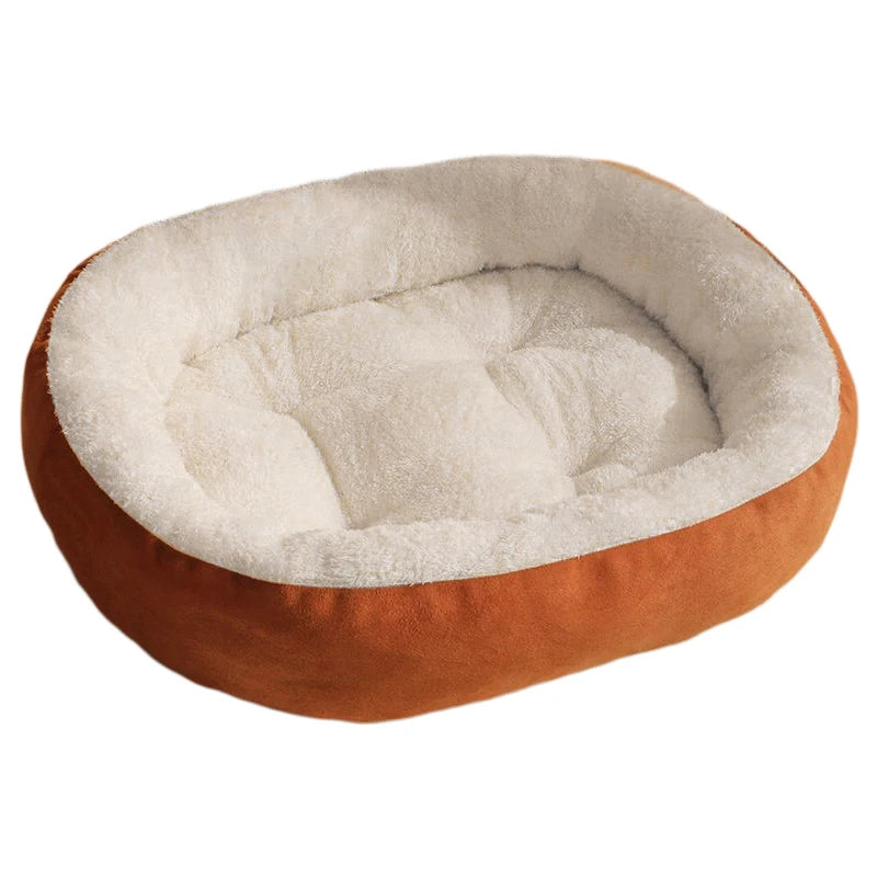 Oscar™ Plush Pet Bed – Cozy Comfort for Cats & Small Dogs