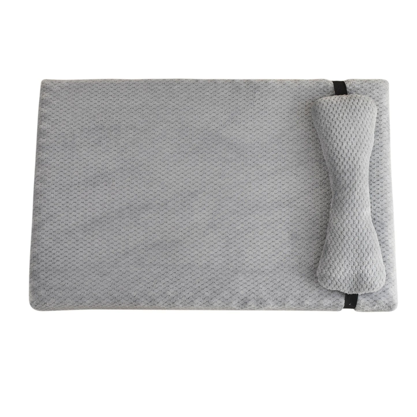 Luna Calming Plush Dog Mat with Pillow – Cozy Comfort for Every Pet
