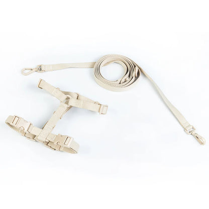 Cleo™ Macaron Dog Harness Set Dual-head leash