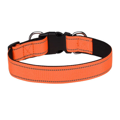 Vilo | Shock-absorbing reflective dog collar with dual D-rings