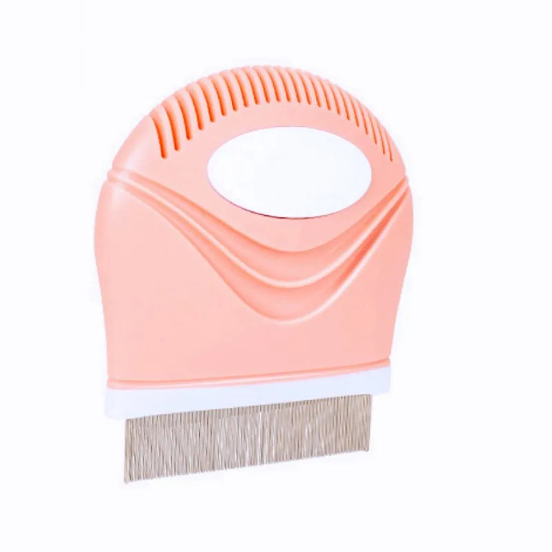 Dense-Tooth Pet Grooming Comb – Mini Brush for Hair Cleaning & Massage