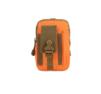 Tactical Nylon Molle Pouch Waist Pack with Phone Pocket for Hiking and Outdoor Use