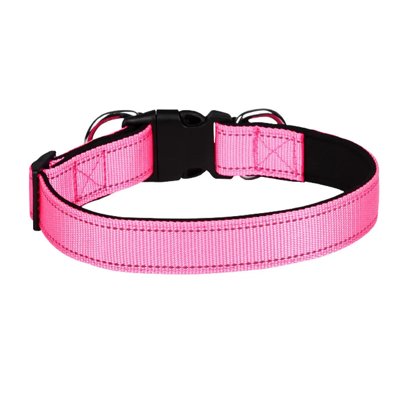Vilo | Shock-absorbing reflective dog collar with dual D-rings