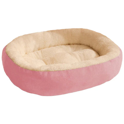 Oscar™ Plush Pet Bed – Cozy Comfort for Cats & Small Dogs