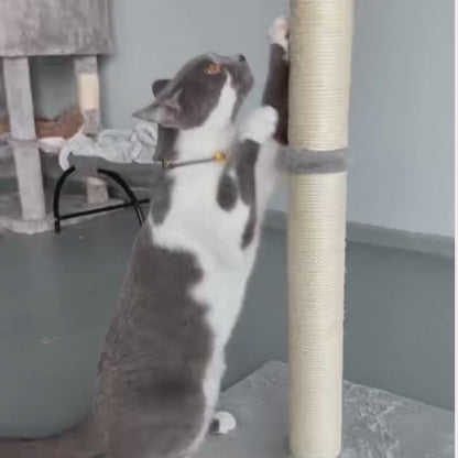 Oliver™ Tall Sisal Cat Scratching Post – Sturdy & Interactive Design