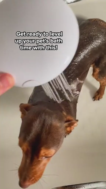 Silicone Pet Bath Brush Massage Grooming Tool for Dogs and Cats