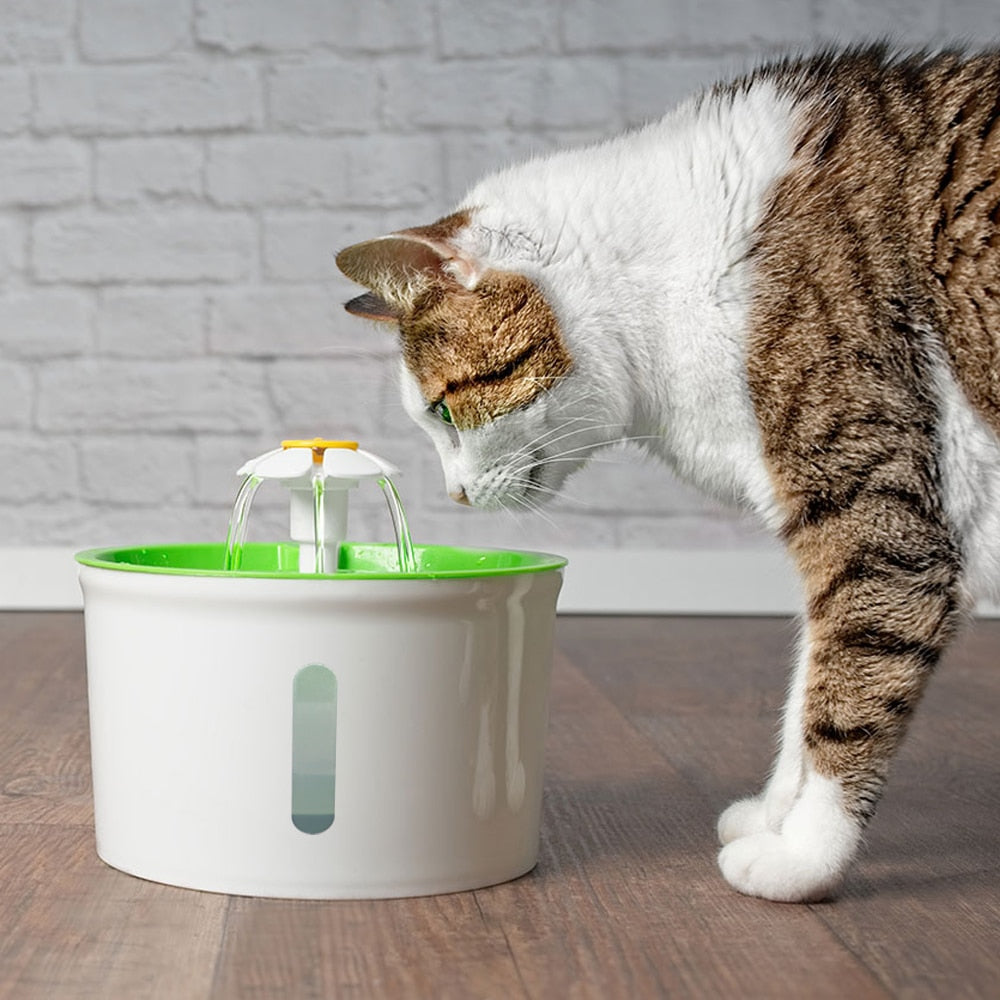 1.6L Automatic Cat Water Fountain – Silent USB Electric Dispenser with Filter