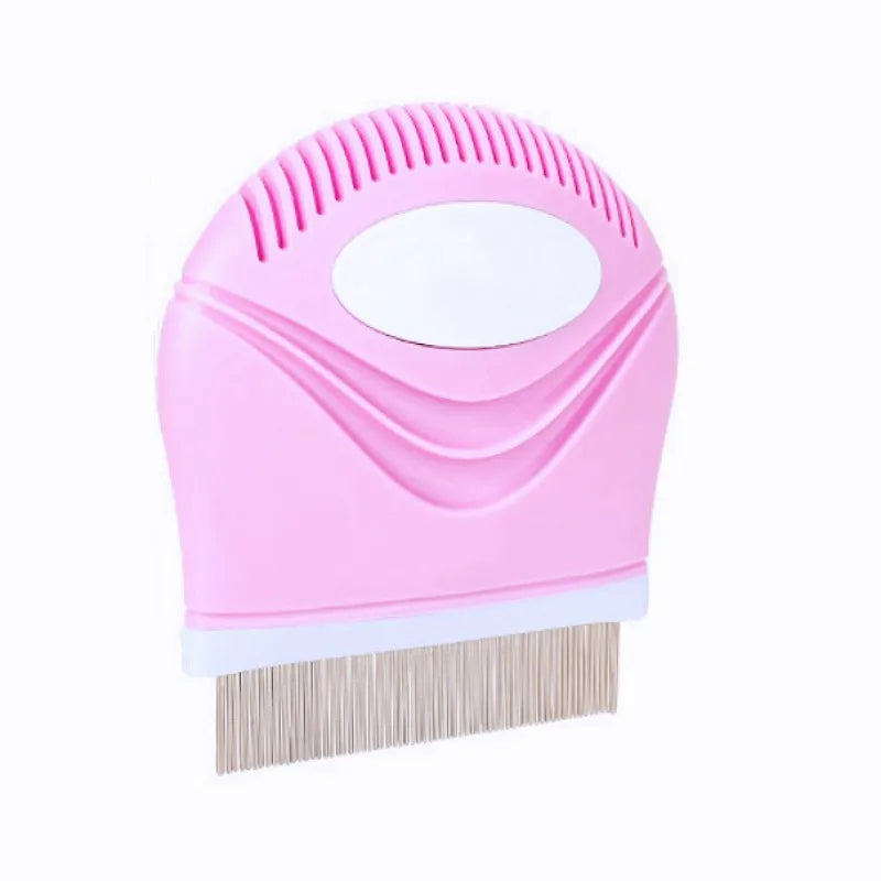 Dense-Tooth Pet Grooming Comb – Mini Brush for Hair Cleaning & Massage