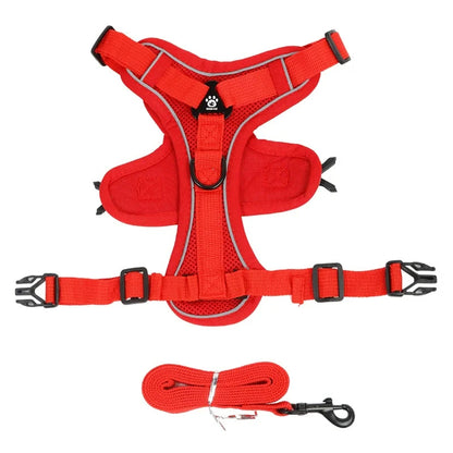 Toby No-Pull Dog Harness Set Reflective adjustable