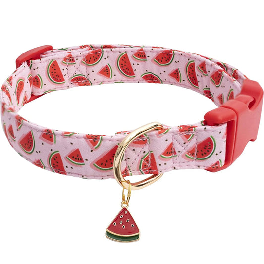 Mire | Adjustable fruit-themed collar with metal charm for pets