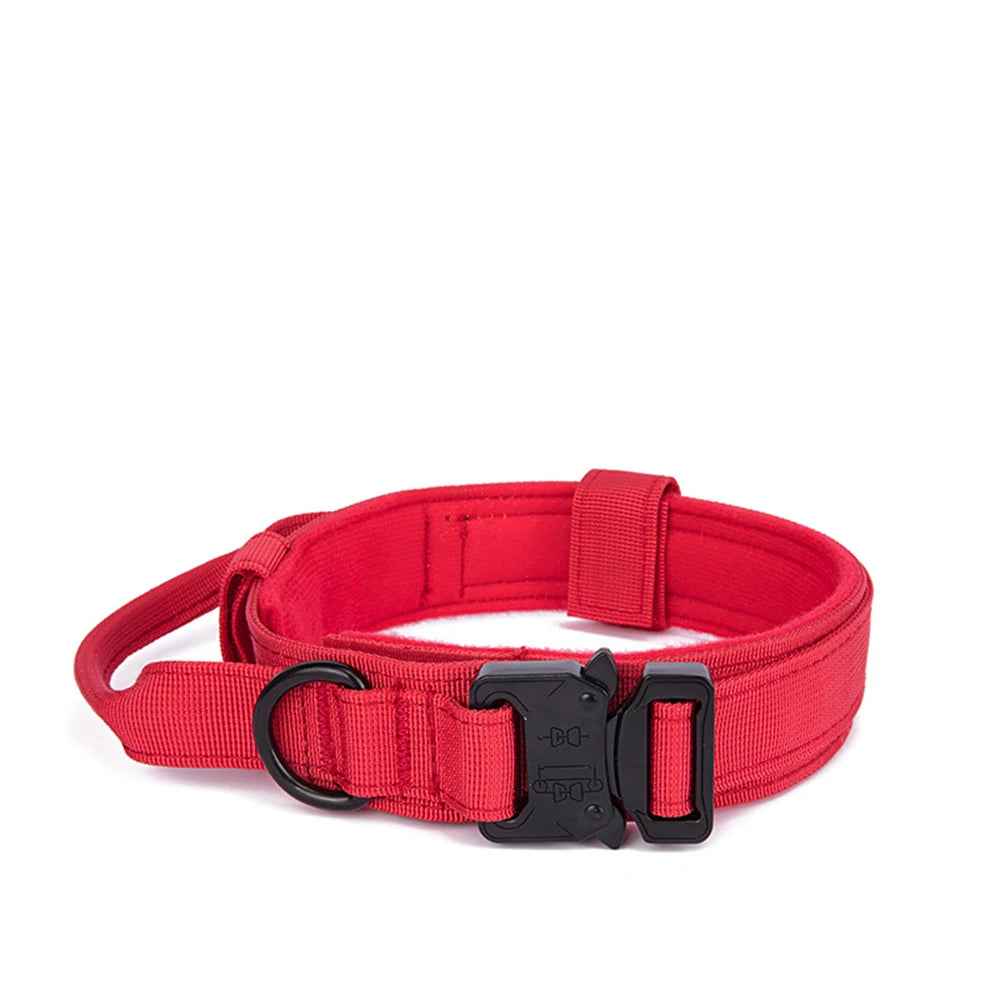 Varkon | Tactical reflective dog collar with padded grip