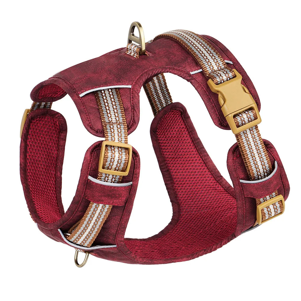 Hunter™  Waterproof PU Harness Durable Adjustable Dog Harness