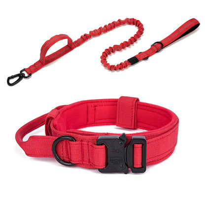 Varkon | Tactical reflective dog collar with padded grip