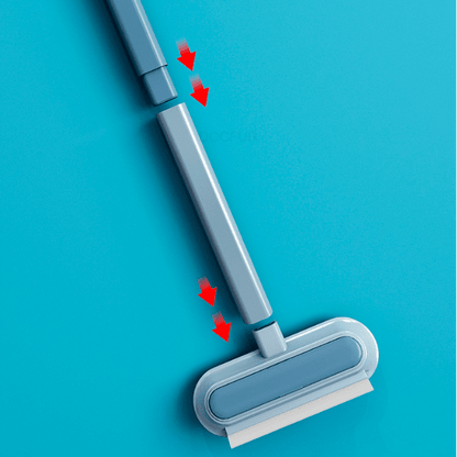 Multi-Function Pet Hair Remover Brush – Long Handle Lint & Fur Cleaner for Carpets and Furniture