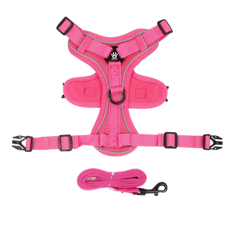 Toby No-Pull Dog Harness Set Reflective adjustable