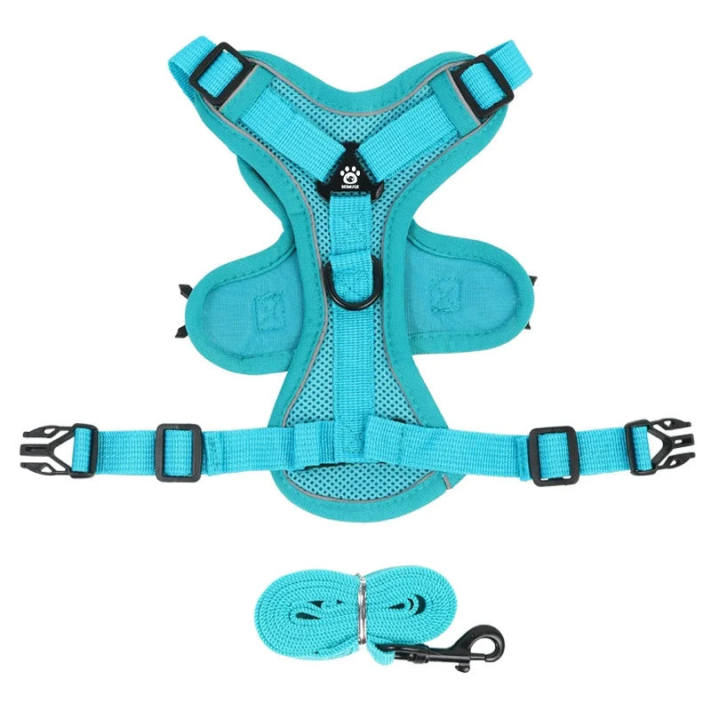 Toby No-Pull Dog Harness Set Reflective adjustable