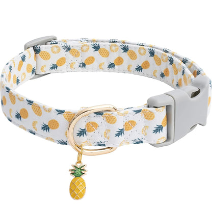 Mire | Adjustable fruit-themed collar with metal charm for pets